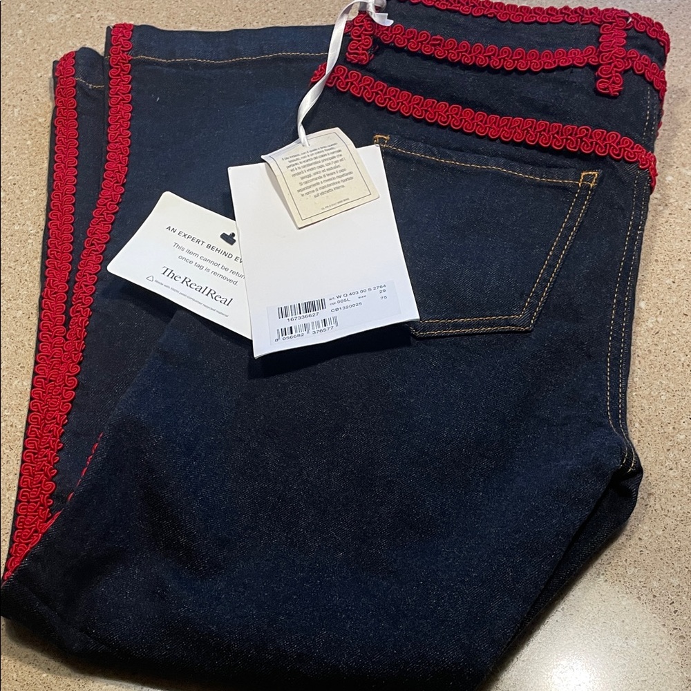 Moschino Dark Denim with Red Stitching - Picture 15 of 16